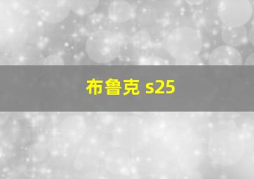 布鲁克 s25